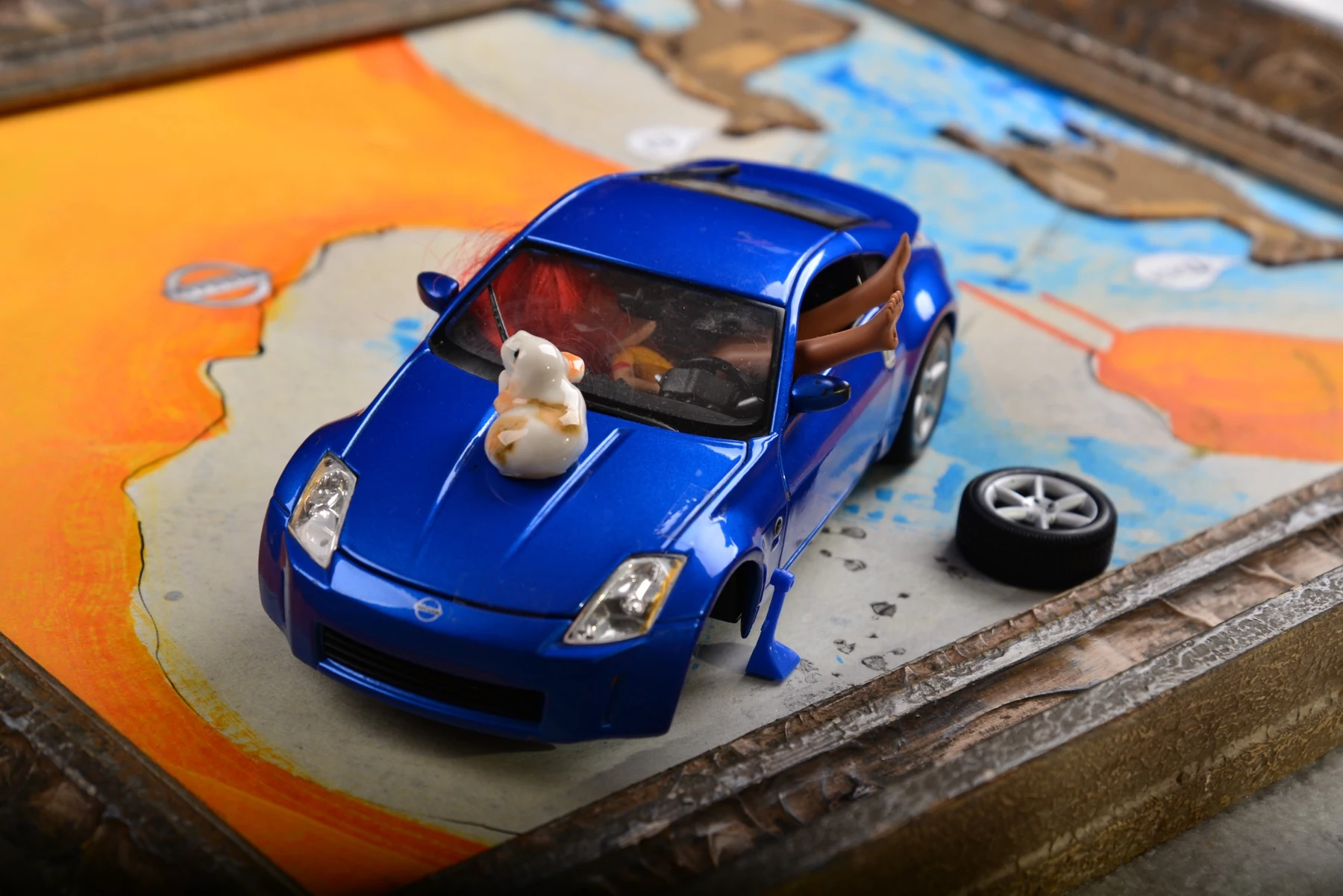 Detail asambláže Nissan 350Z